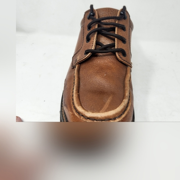 Dockers GLAZIER Men's Brown Compfort Leather Shoes CASUAL walking, LACES 11 M - Picture 3 of 14